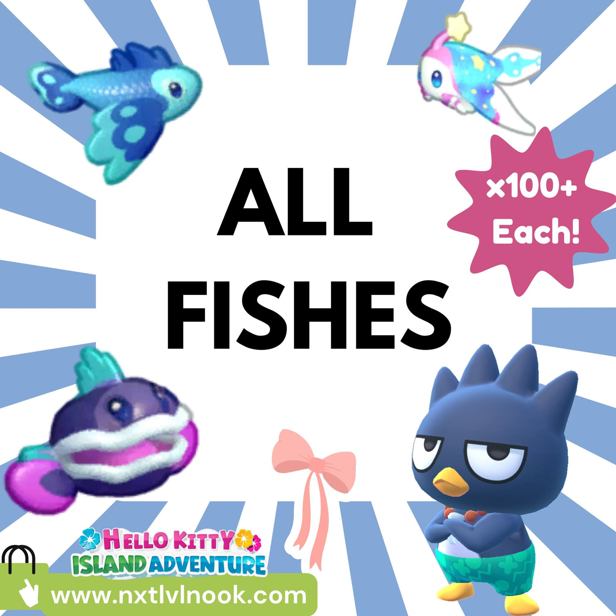 All Fishes Bundle (All sizes included)