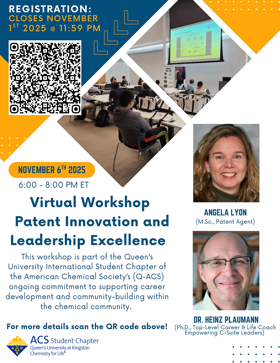 Q-ACS Virtual Workshop: Patent Innovation and Leadership Excellence