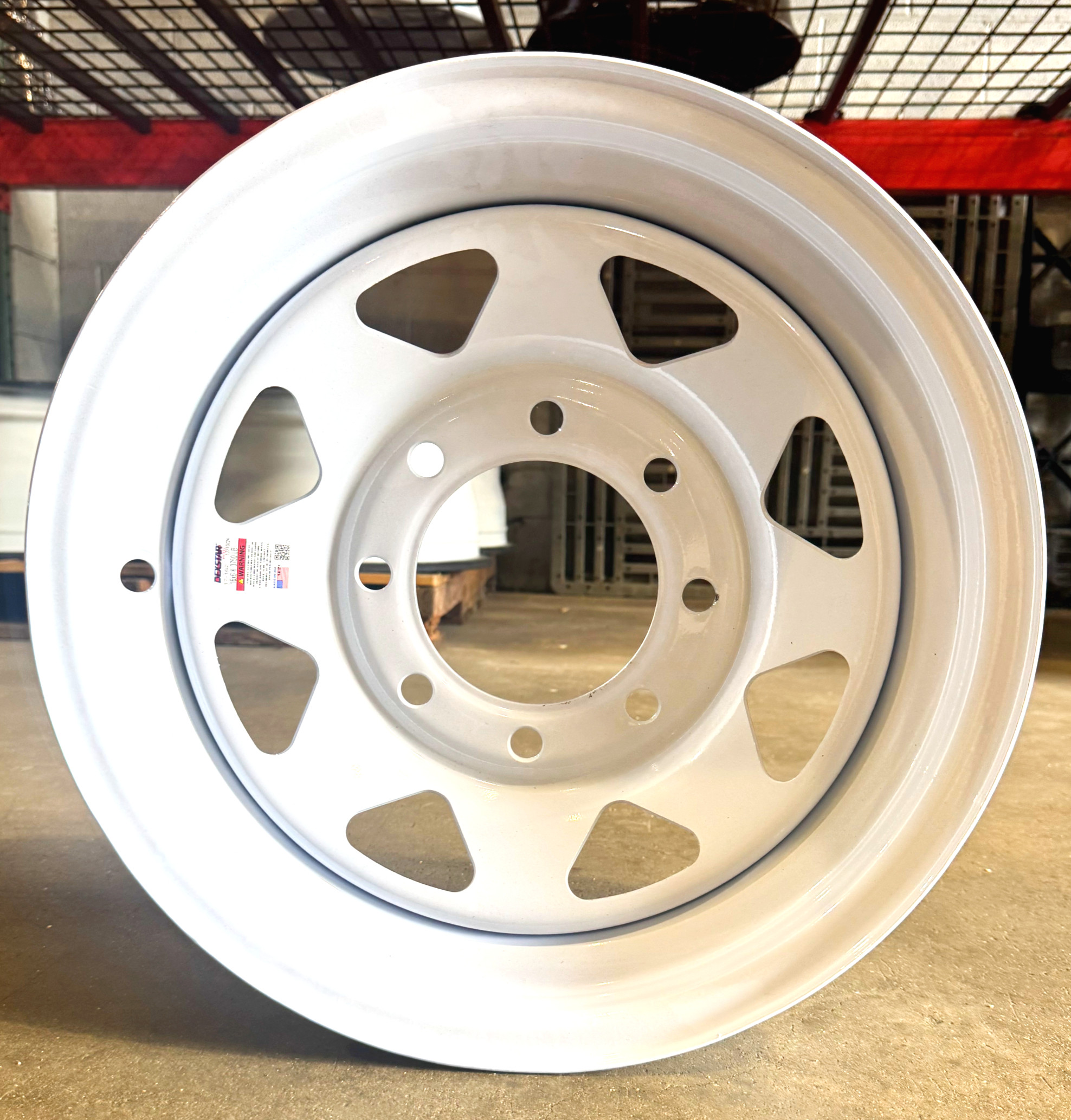 20751/17-162 - 16x6 8 Hole Spoke Wheel with stripe