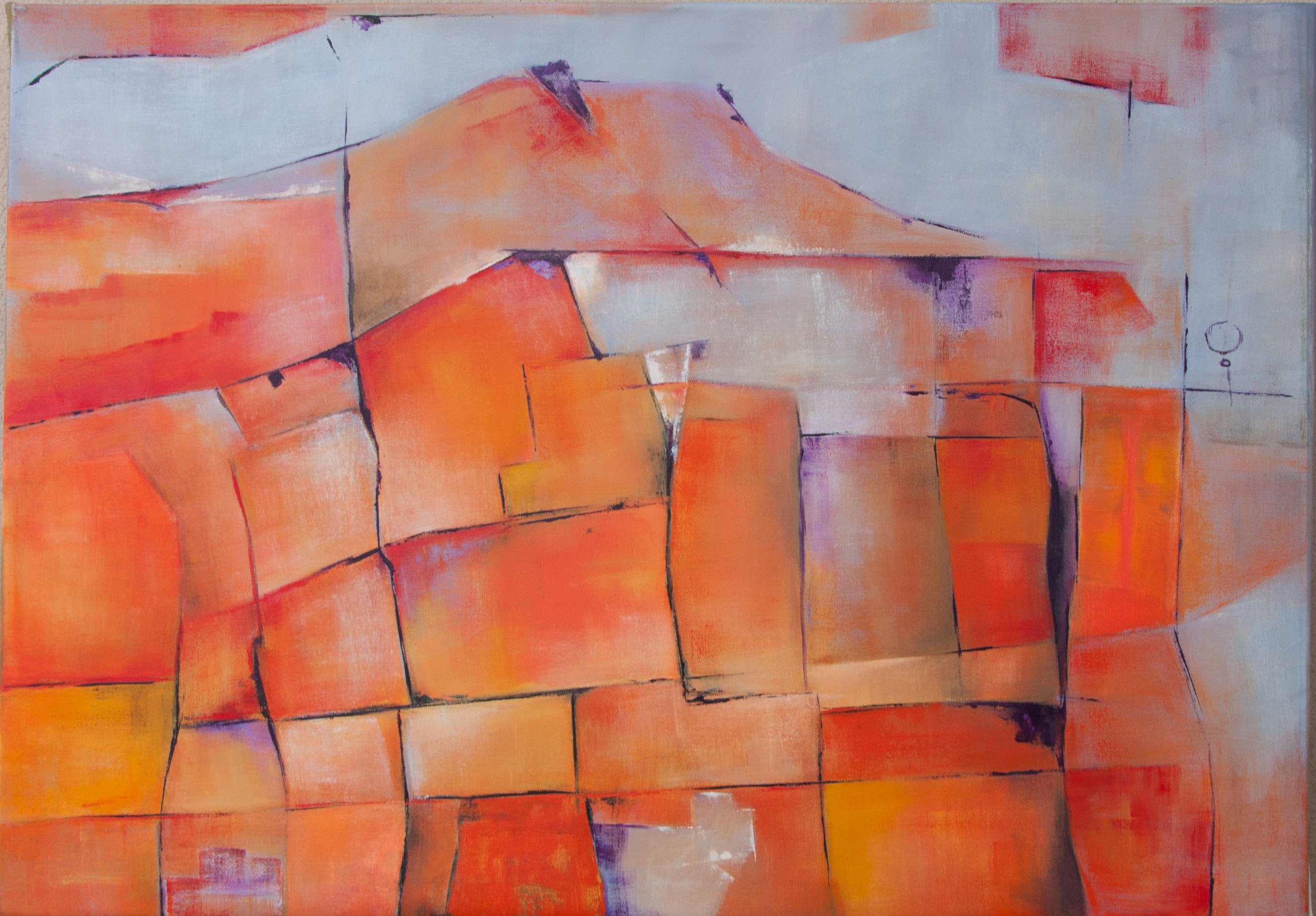Honor a Cezanne, 70 x 90 SOLD