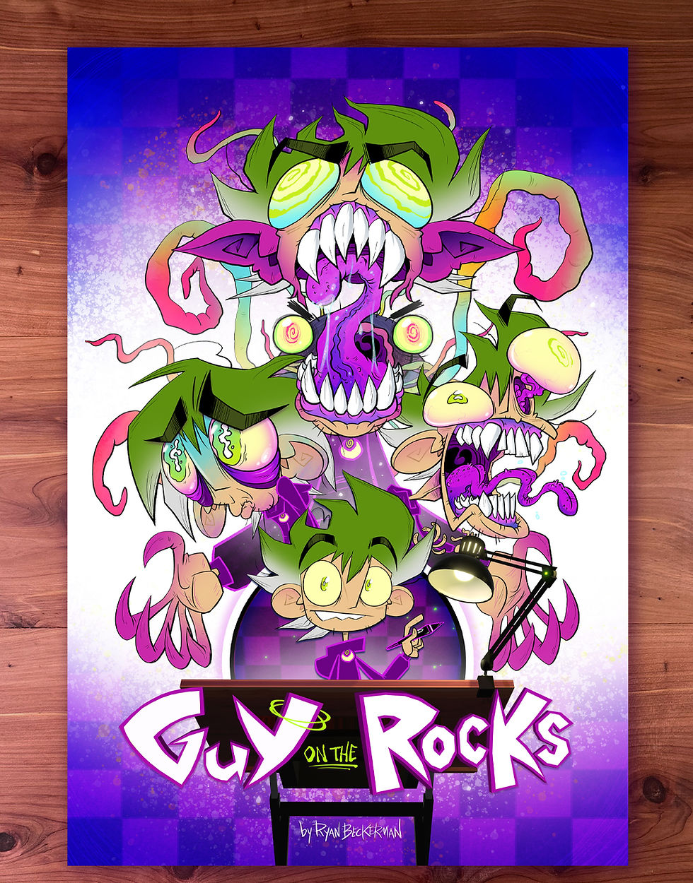 Thumbnail: "Emotional Rollercoaster" Large Limited Print