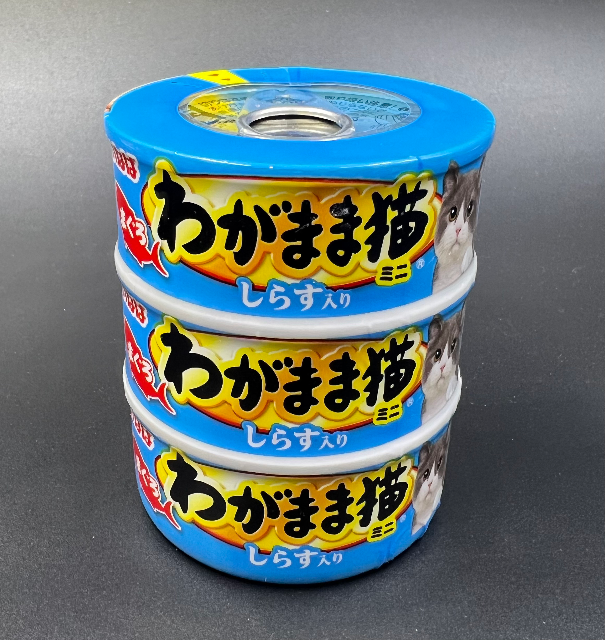 CIAO自私貓系列罐罐3連彈 - 金槍魚、白飯魚 (60gx3)