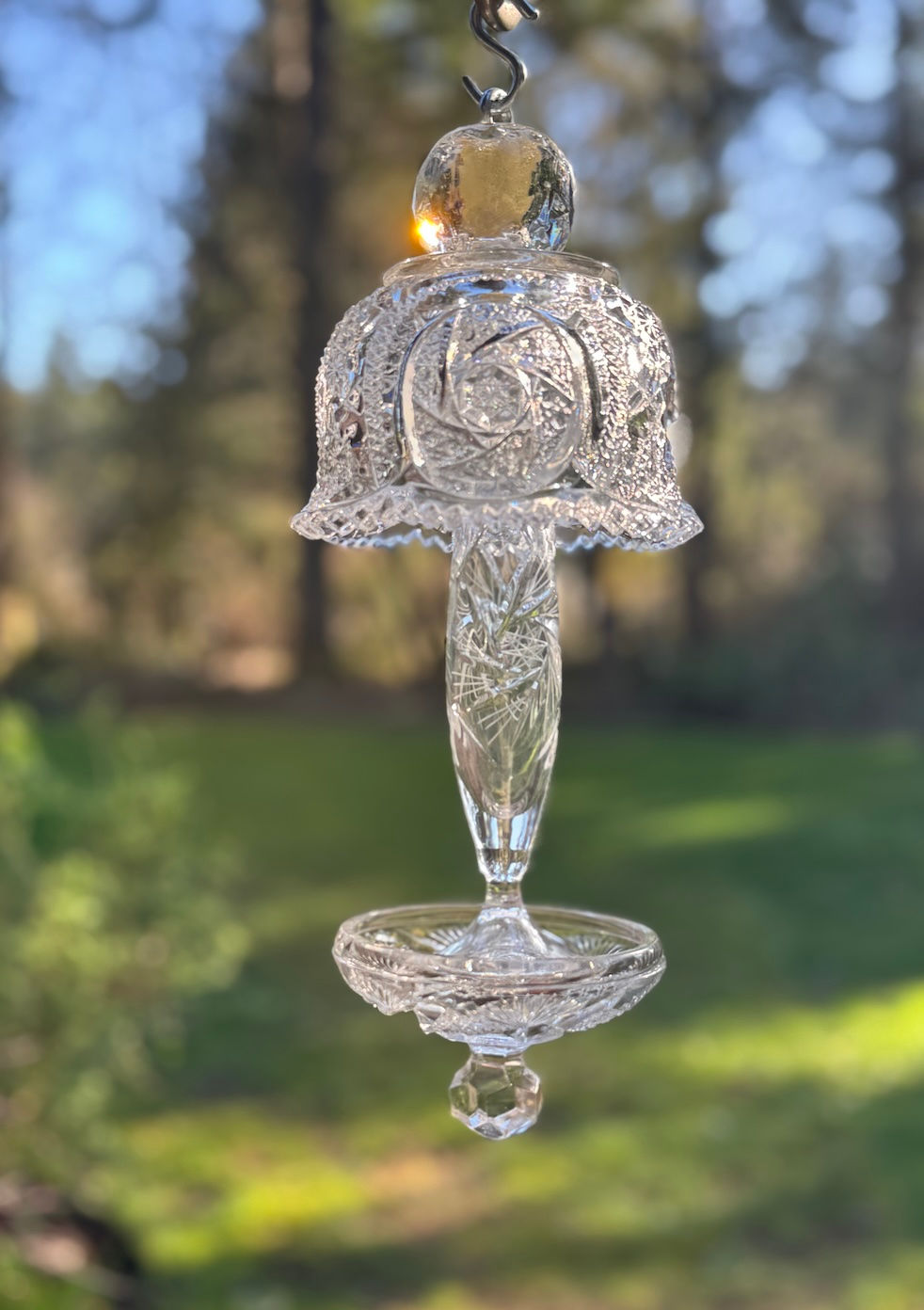 Crystal Crown hanging ornament