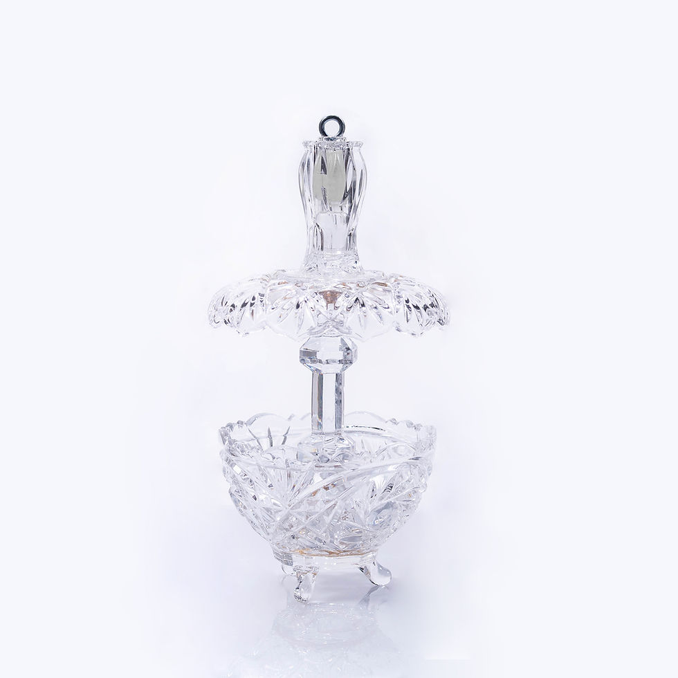 Crystal chandelier drop