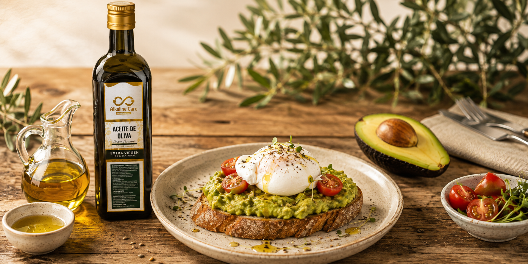 Tostada de palta y huevo pochado