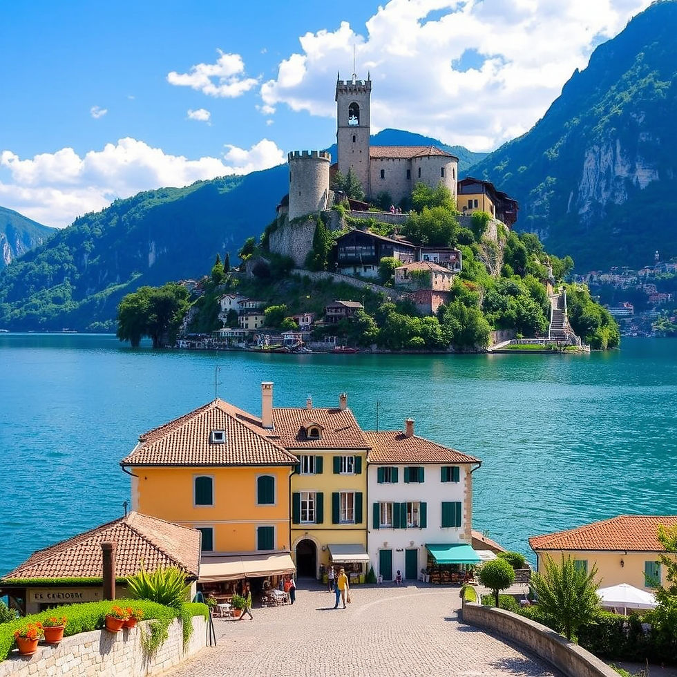 Feels like a fairytale… but it’s Lake Garda 💫