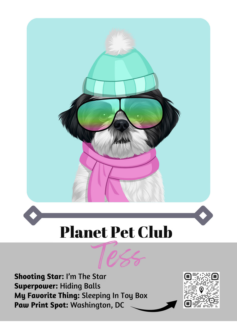 Digital Trading Card-Tess #5
