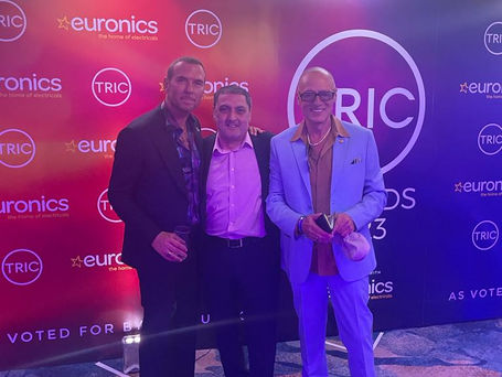 Matt Goss at the TRIC Awards with David Samuel & Ray Santilli!