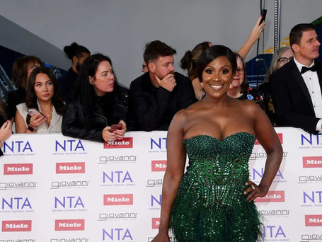 Kelle Bryan at the National Television Awards 2025.