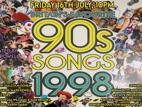 Ben Ofoedu & Shane Lynch were on the episode of 'Britain’s Favourite 90s Songs: 1998'