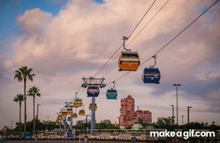 The Skyliner is a great transportation option at Disney. It's very accessible and much easier than the bus or monorail in my experience.