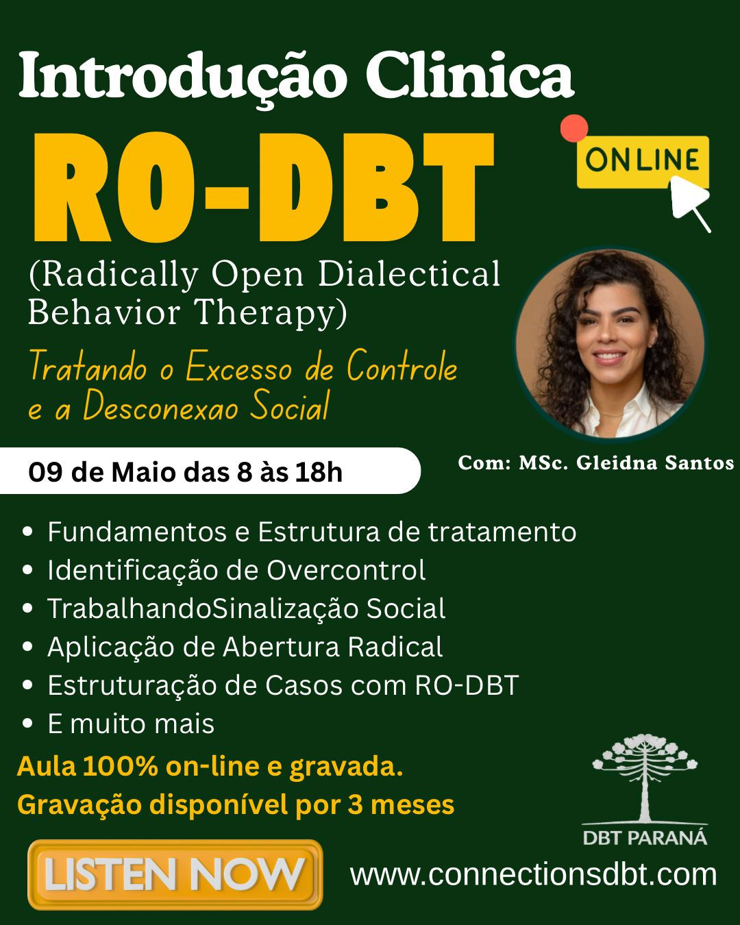 RO-DBT - Introdução Clínica: Tratando o Excesso de Controle e a Desconexão Socia