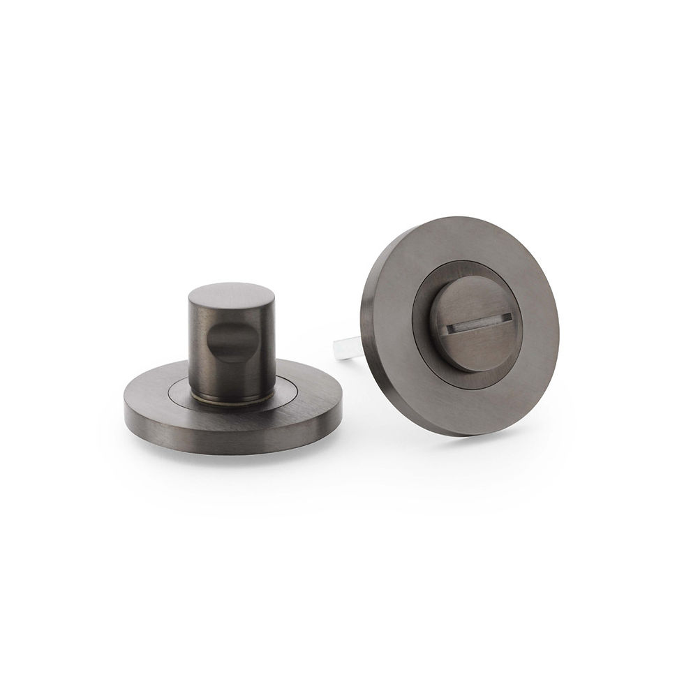 Thumbnail: Alexander & Wilks AW791DBZPVD Plain Thumbturn & Release in Dark Bronze PVD finish on round rose