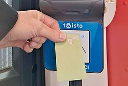No need to buy a ticket, as of tomorrow (5th May 2026), getting a bus or tram in the Caen area will be as easy as tapping a payment card or device against the reader.