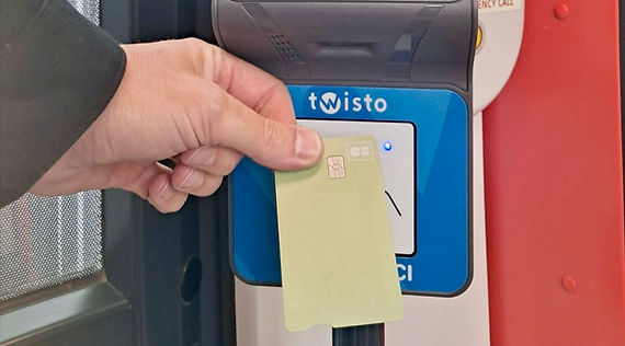 No need to buy a ticket, as of tomorrow (5th May 2026), getting a bus or tram in the Caen area will be as easy as tapping a payment card or device against the reader.