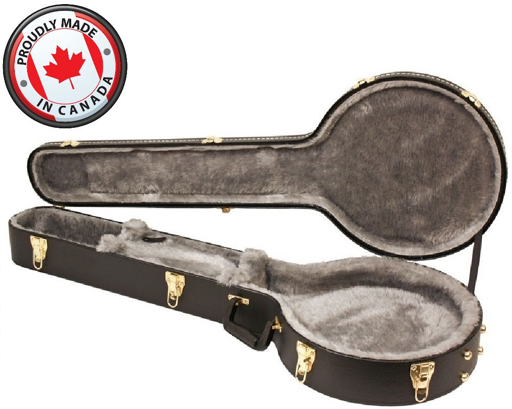 Deluxe Hardshell Banjo Case (built road-tough) with Lockable Latch