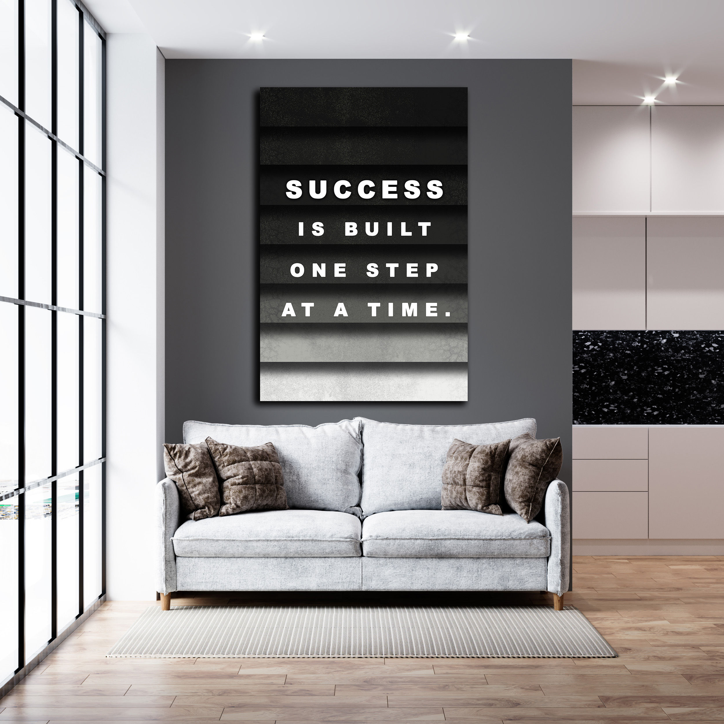 One Step At A Time - Canvas Print