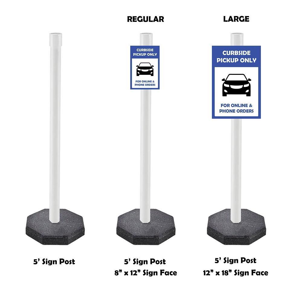 Thumbnail: CURBSIDE Parking Only - Aluminum  Sign face
