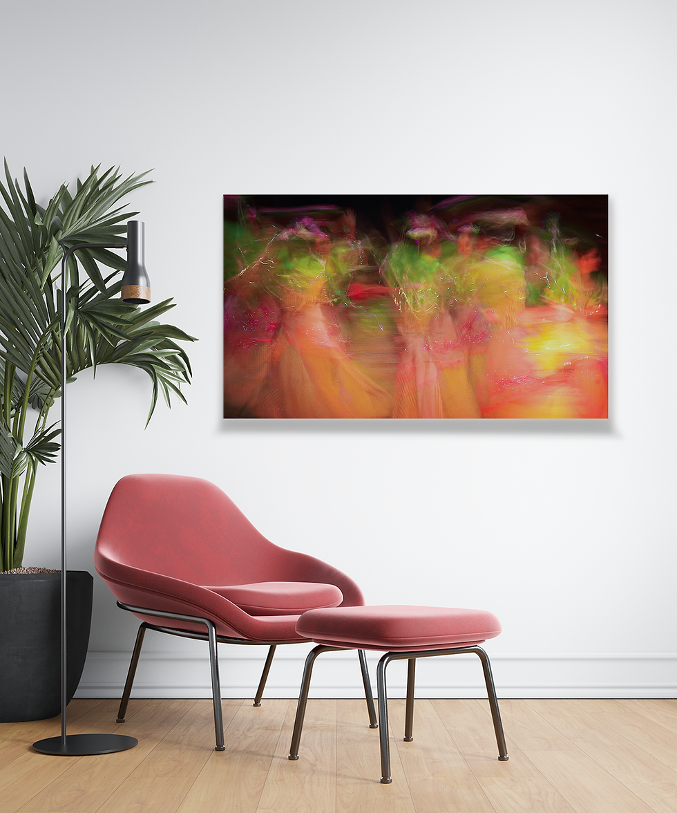 Dance of Light 10 - Canvas Print