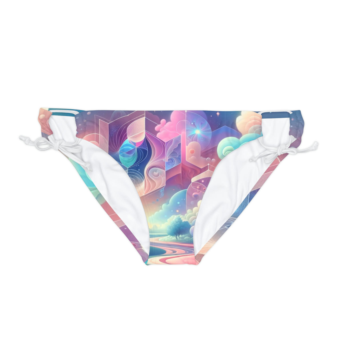 Loop Tie Side Bikini Bottom (AOP)
