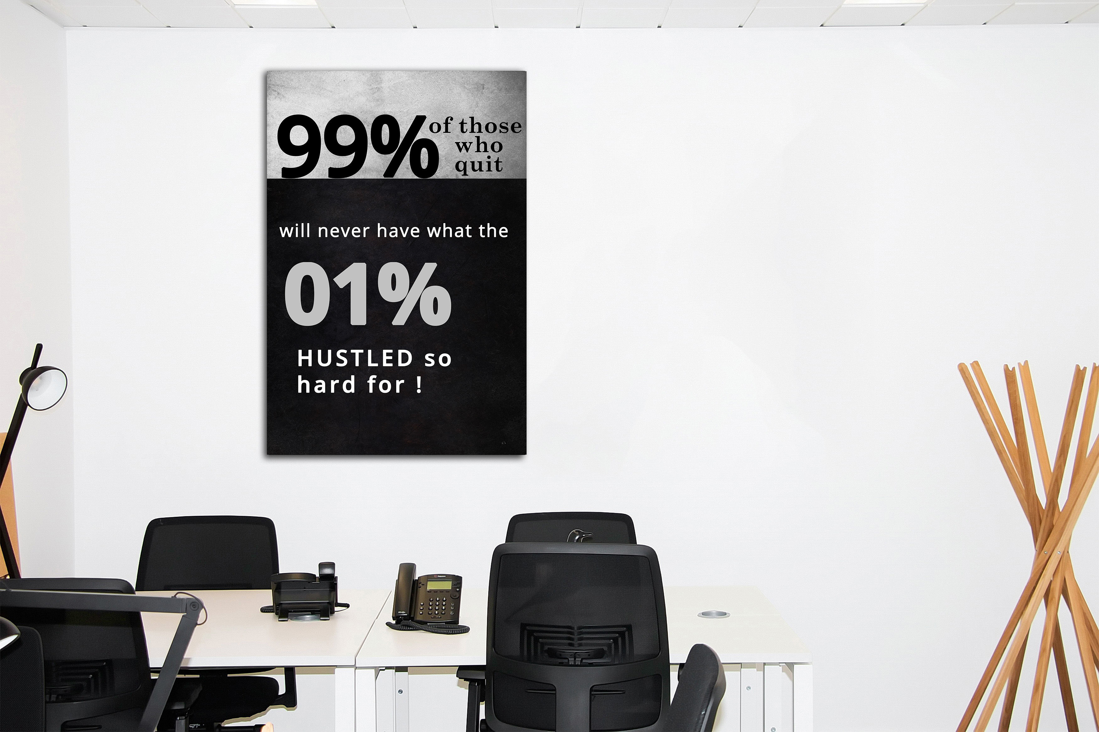 99% - Canvas Print