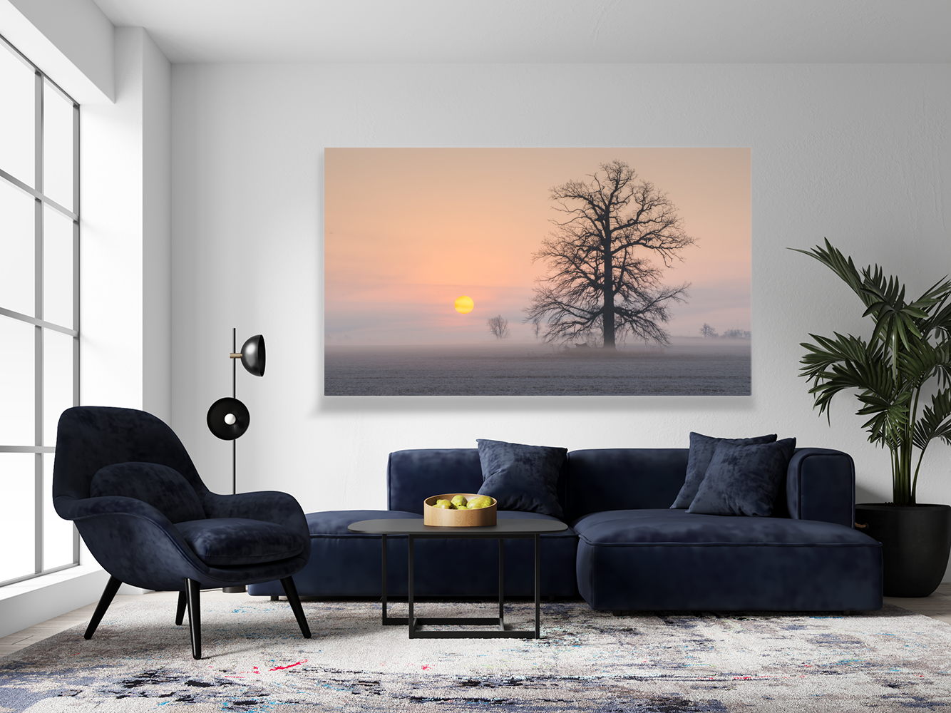Freezing Sunrise - Canvas Print