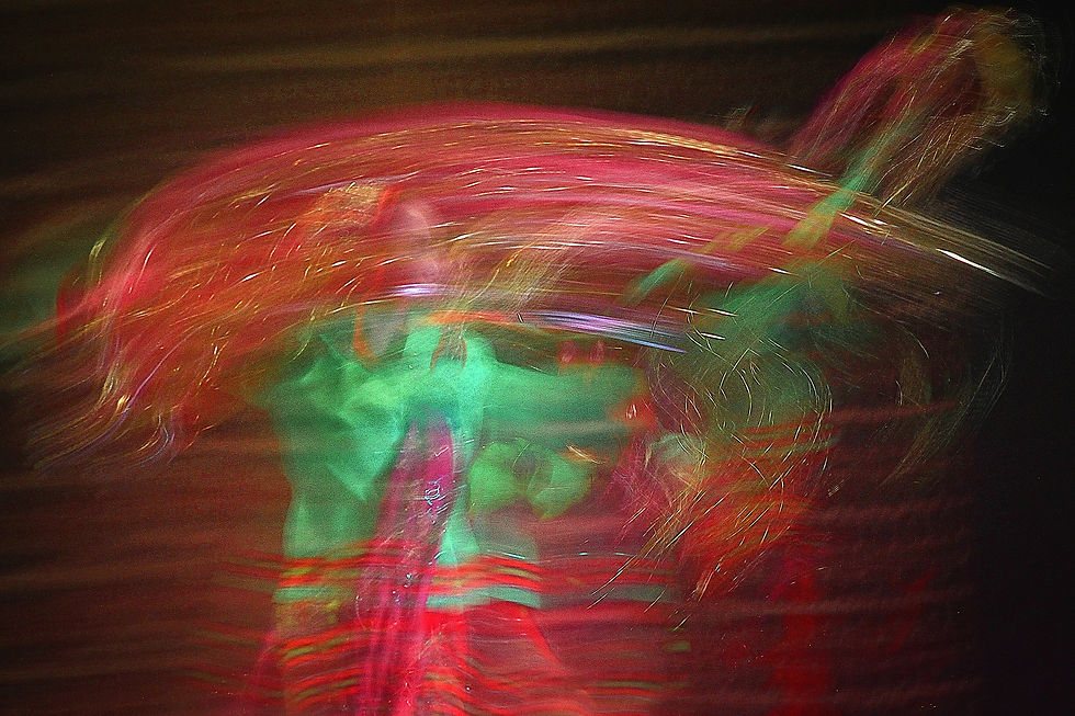 Thumbnail: Dance of Light 6 - Canvas Print