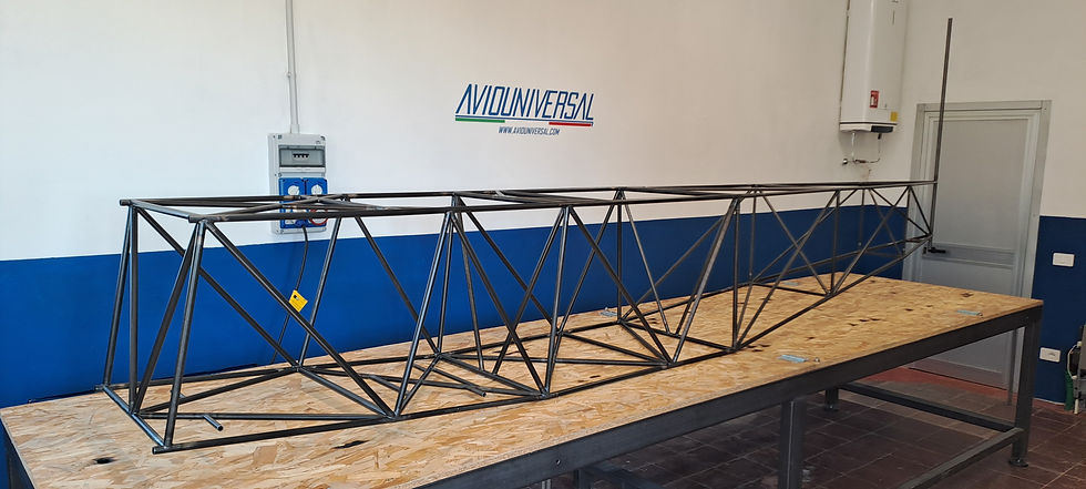 La fusoliera completa