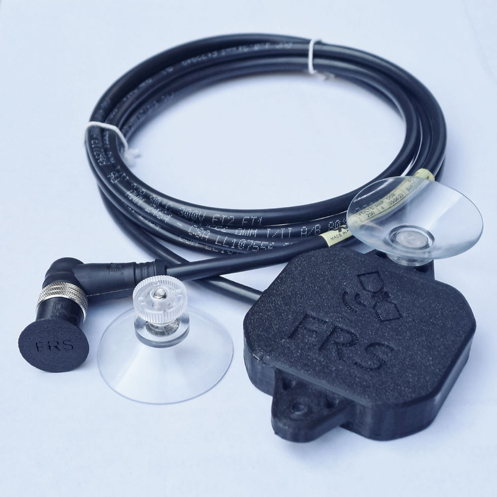 External GPS Unit with Suction caps installed