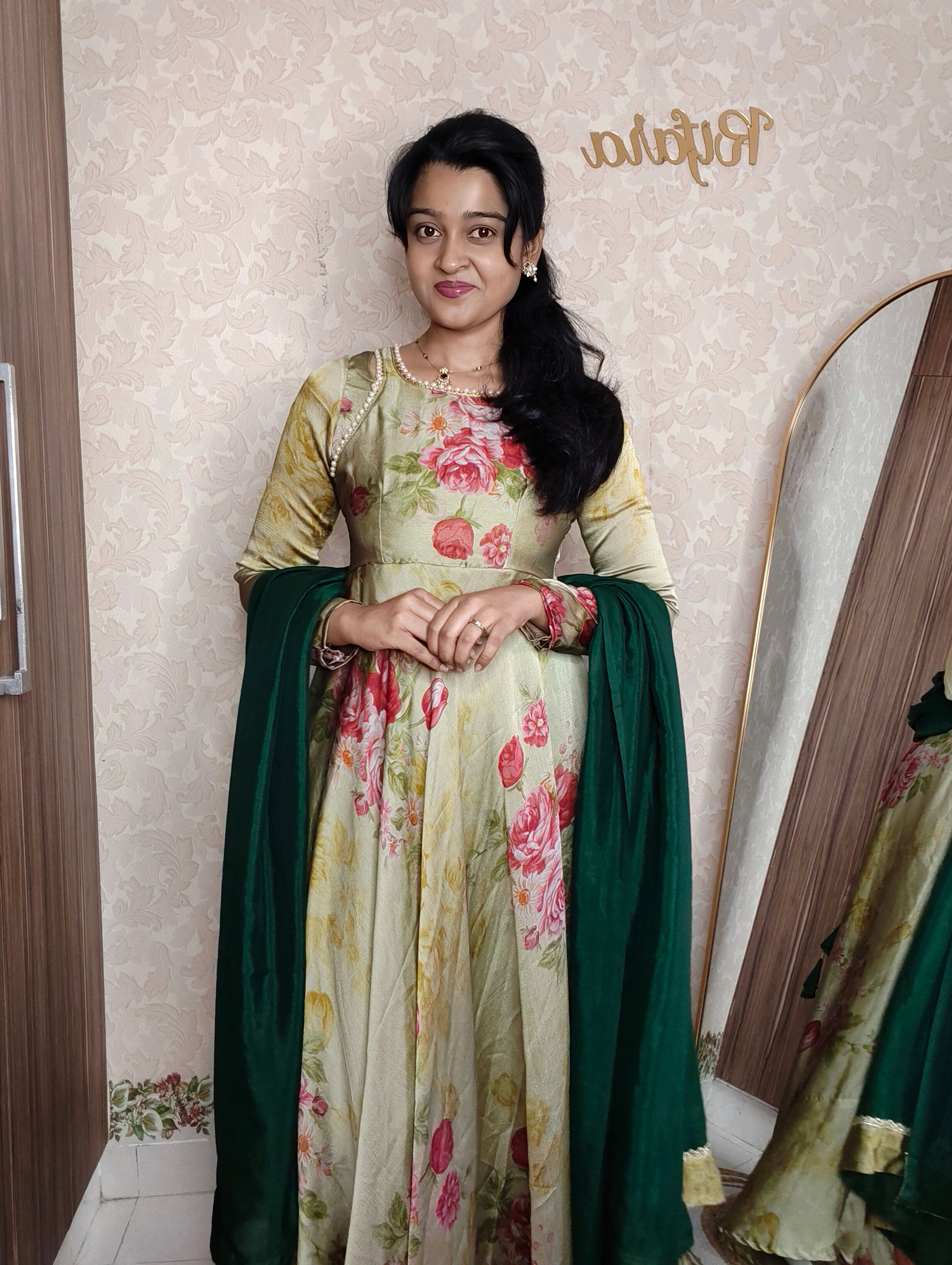 Anarkali - Sage Green