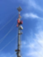 Rinforzo torre per telecomunicazioni - strallatura su palancole - progetto e direzione lavori