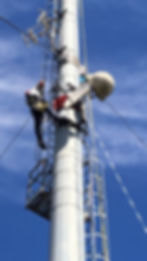 Rinforzo torre per telecomunicazioni - strallatura su palancole - progetto e direzione lavori