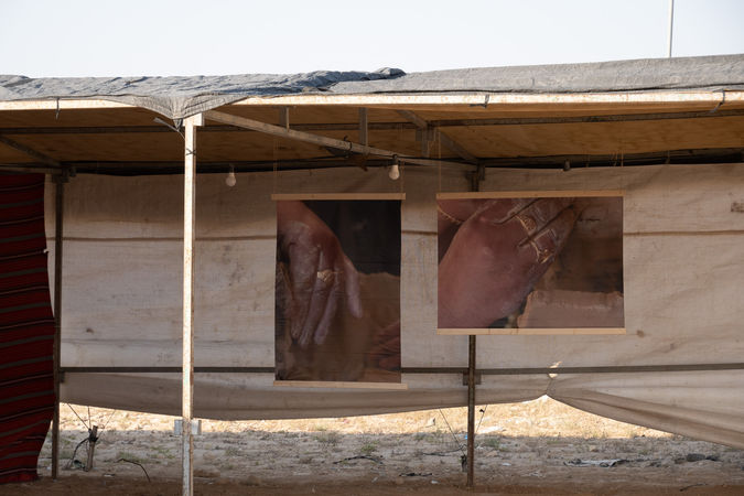 Photography Installation in the Exhibition Space of the Model-Making Process