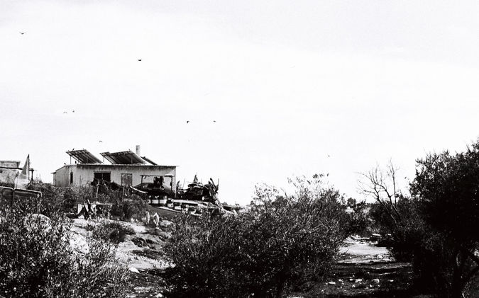Black and White Film in the Unrecognized Villages on a Cloudy Day
