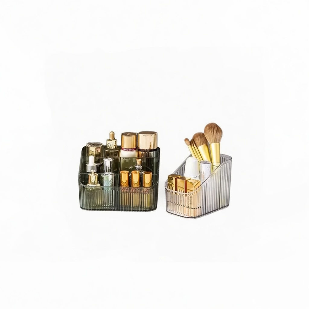 Desktop Makeup Organizer and Skincare Display Case