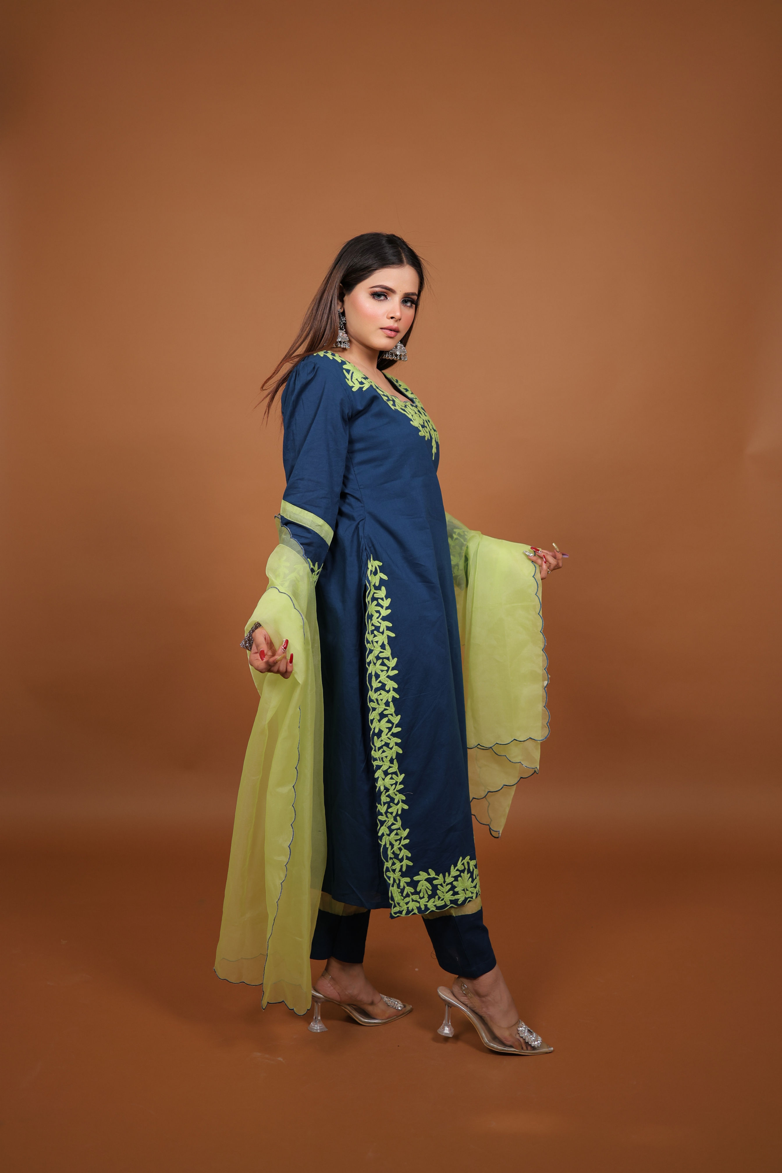 Cotton Kurti Pant Designer Suit Set