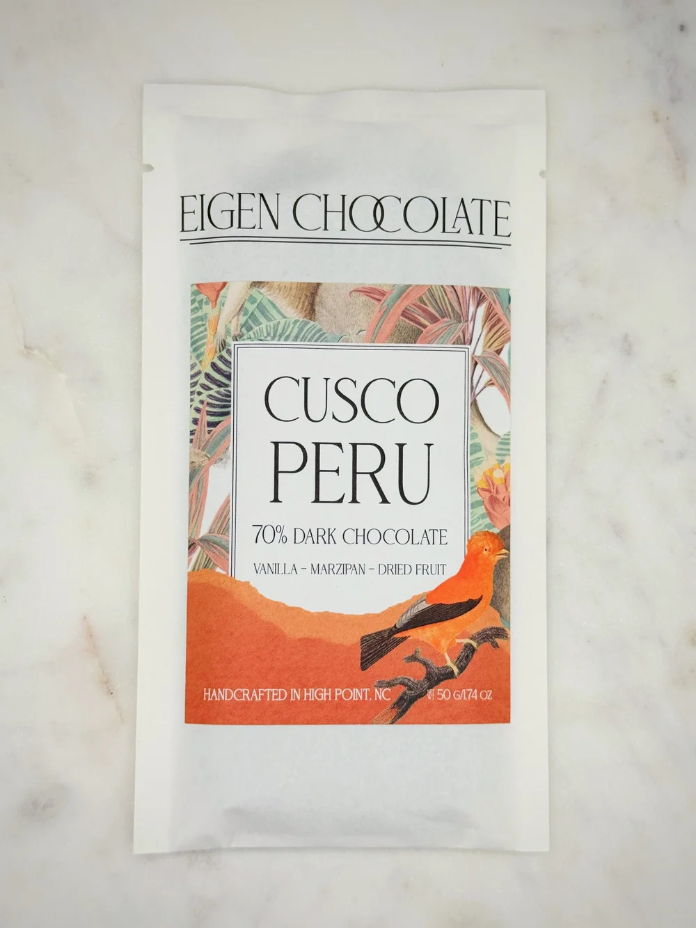 Eigen chocolate cusco peru 70%
