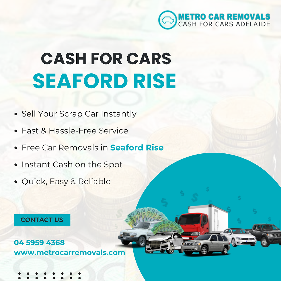 Sell Your Damaged or Unregistered Car in Seaford Rise Today