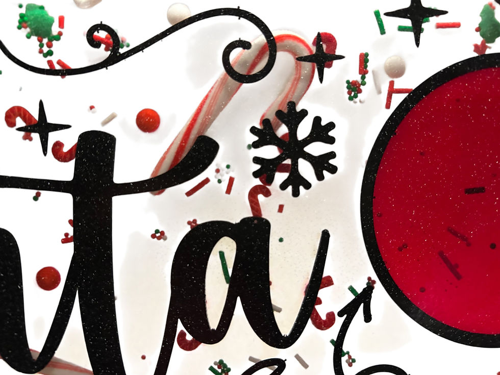 Thumbnail: Christmas Holiday Decorative serving or display tray high detail