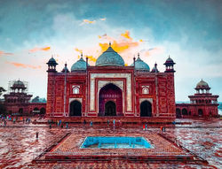 The Mosque of Taj Mahal