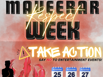 Say no to entertainment events!