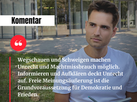 Kommentar: Desinformation und Propaganda ist ein Verbrechen
