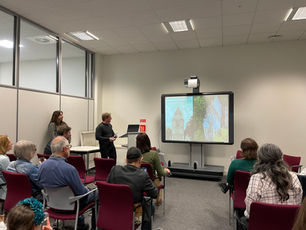 Speaking about the Merthyr project at a Wiener Holocaust Library event