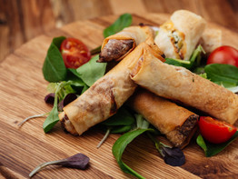 Dementia-Friendly Foods: Veggie Spring Rolls
