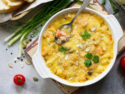Salmon And Asparagus Mornay