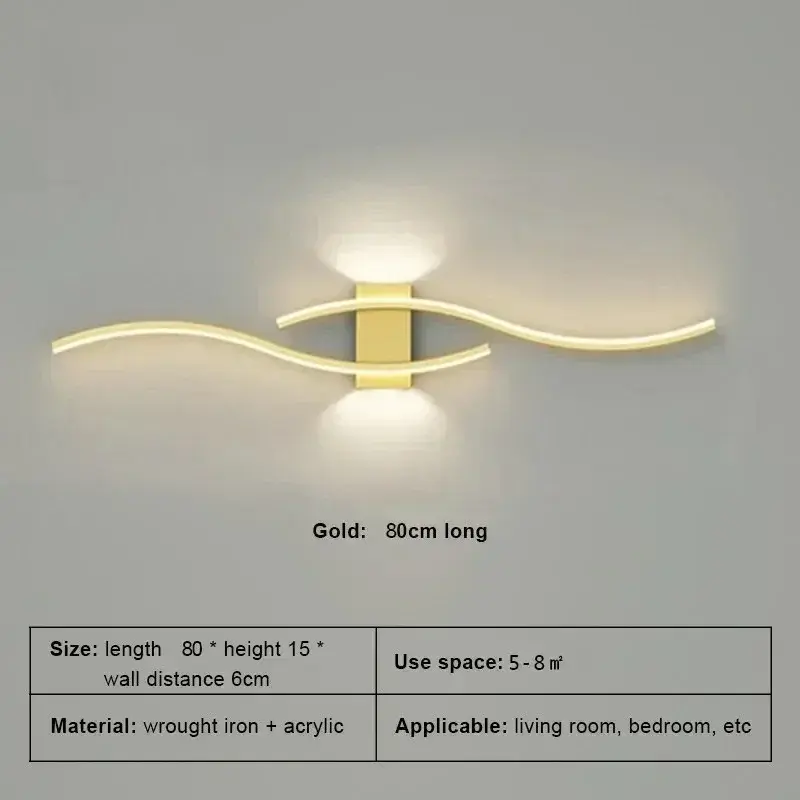 Thumbnail: Wall Lamp LED Long Strip 60/80