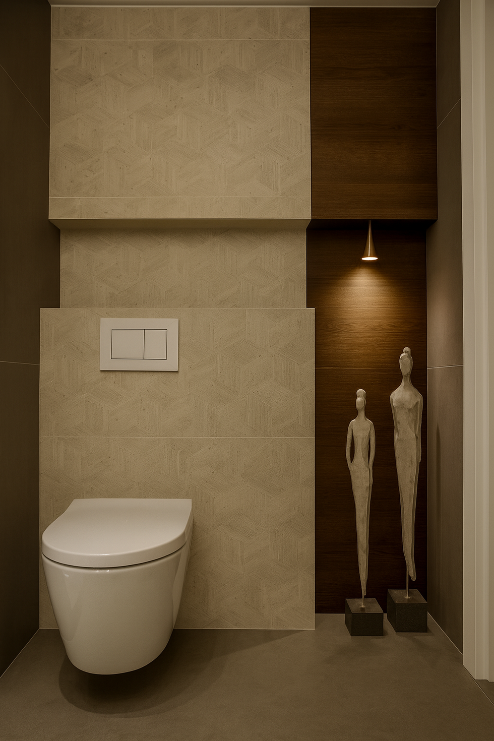 Elegant WC with Modern touch