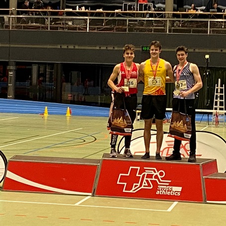 Vize-Schweizermeistertitel für Lionel Brügger im SM Hallen-Mehrkampf