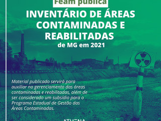 FEAM - Inventário de áreas contaminadas e reabilitadas 2021/MG