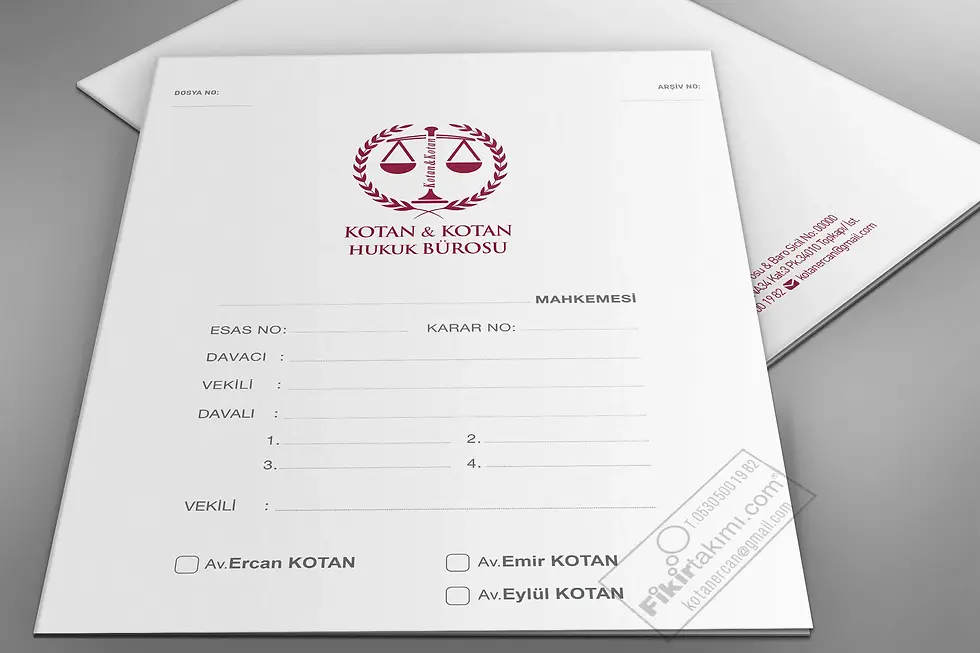 Mahkeme Dosyası Sipariş